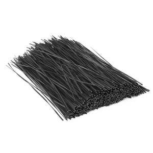 1000 pcs 6 inch Black Cable Twist Ties Plastic Twist Ties with Rugged Metal Innercores Reusable Fastening Cable Cord Wire Ties 1000 pcs 6 inch Black Cable Twist Ties Plastic Twist Ties with Rugged Metal Innercores Reusable Fastening Cable Cord Wire Ties