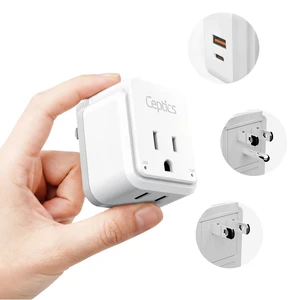 Japan, Philippines Power Travel Plug Adapter Set, 20W PD & QC, Safe Dual USB & USB-C 3.1A - 2 USA Socket - Compact - Use in USA, Bahamas, Canada Includes Type A, Type B Swadapt Attachments Japan, Philippines Power Travel Plug Adapter Set, 20W PD & QC, Safe Dual USB & USB-C 3.1A - 2 USA Socket - Compact - Use in USA, Bahamas, Canada Includes Type A, Type B Swadapt Attachments