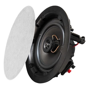 6.5" in Ceiling Speaker Pair 120W, Trimless Magnetic Grille, Pivoting Tweeter, Paintable Grille ACE600 6.5" in Ceiling Speaker Pair 120W, Trimless Magnetic Grille, Pivoting Tweeter, Paintable Grille ACE600