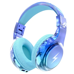 Kids Bluetooth Headphones with mic, 74/85dB Limited, 65H Playtime Fast charging, Bluetooth 5.4, foldable over-ear, AUX for iPad, tablet, airplane, Wireless headphones for kids, Bolt Series Kids Bluetooth Headphones with mic, 74/85dB Limited, 65H Playtime Fast charging, Bluetooth 5.4, foldable over-ear, AUX for iPad, tablet, airplane, Wireless headphones for kids, Bolt Series