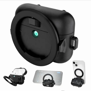 CatchPod for AirPods 5/4 Case with Secure Lock (Black), Phone Stand Design,Compatible with MagSafe, Powerful Drop Protection CatchPod for AirPods 5/4 Case with Secure Lock (Black), Phone Stand Design,Compatible with MagSafe, Powerful Drop Protection