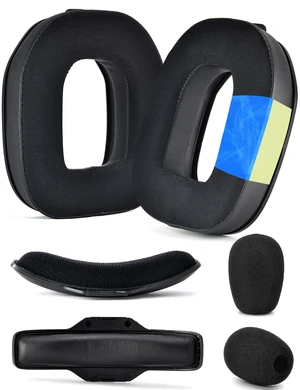 Cooling Gel Earpads for Astro A40 TR Headset A40 TR Mod Kit Ear Cushions and Headband, Upgrade High-Density Noise Cancelling Foam, Added Thickness Cooling Gel Earpads for Astro A40 TR Headset A40 TR Mod Kit Ear Cushions and Headband, Upgrade High-Density Noise Cancelling Foam, Added Thickness