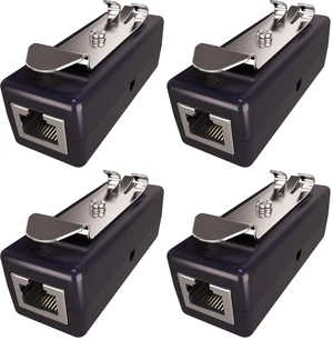 Ethernet Surge Protector for Rack or DIN Rail Mount - PoE+ Gigabit TP309 (Pack of 4) Ethernet Surge Protector for Rack or DIN Rail Mount - PoE+ Gigabit TP309 (Pack of 4)