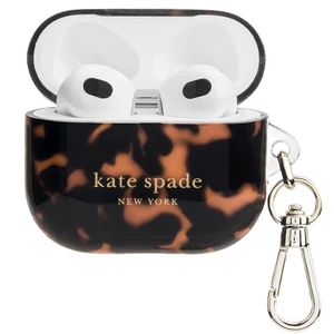 AirPods 3 Case - Tortoiseshell Stylish Case with Luxe Gold Ring Keychain for Bag, Tote, Backpack, and More - Protective and Lightweight Case for AirPods 3 AirPods 3 Case - Tortoiseshell Stylish Case with Luxe Gold Ring Keychain for Bag, Tote, Backpack, and More - Protective and Lightweight Case for AirPods 3