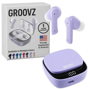 True Wireless Earbuds with Charging Case - Designed and Engineered in The USA - IPx4 Water Resistant Bluetooth Earbuds Compatible with Apple and Android - 27Hrs Battery Life - Lavender True Wireless Earbuds with Charging Case - Designed and Engineered in The USA - IPx4 Water Resistant Bluetooth Earbuds Compatible with Apple and Android - 27Hrs Battery Life - Lavender