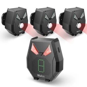 Solar Driveway Alarm Wireless Outside Weatherproof 1/2 Mile Long Range, Outdoor Motion Sensor Detector Alarm Driveway Alert System with Rechargeable Battery/Expandable (3 Sensor &1 Receiver Set) Solar Driveway Alarm Wireless Outside Weatherproof 1/2 Mile Long Range, Outdoor Motion Sensor Detector Alarm Driveway Alert System with Rechargeable Battery/Expandable (3 Sensor &1 Receiver Set)