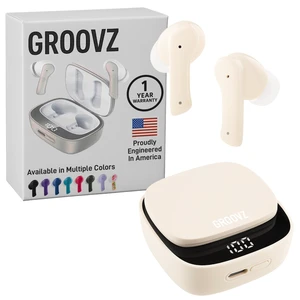 True Wireless Earbuds with Charging Case - Designed and Engineered in The USA - IPx4 Water Resistant Bluetooth Earbuds Compatible with Apple and Android - 27Hrs Battery Life - Ivory True Wireless Earbuds with Charging Case - Designed and Engineered in The USA - IPx4 Water Resistant Bluetooth Earbuds Compatible with Apple and Android - 27Hrs Battery Life - Ivory