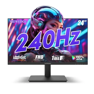 24-inch Gaming Monitor FHD (1920 x 1080) 240Hz, VA Panel, Adaptive-Sync, 1ms Response Time, 75x75mm Wall Mount, HDMI & DisplayPort 24-inch Gaming Monitor FHD (1920 x 1080) 240Hz, VA Panel, Adaptive-Sync, 1ms Response Time, 75x75mm Wall Mount, HDMI & DisplayPort