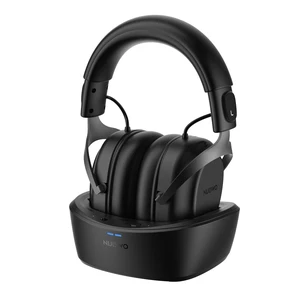 Wireless Over-Ear Headphones with Charging Base, 2.4GHz Bluetooth Headphones, 20ms Ultra Low Latency, 65H Playtime, Bluetooth 5.3, 3.5mm AUX Wireless Over-Ear Headphones with Charging Base, 2.4GHz Bluetooth Headphones, 20ms Ultra Low Latency, 65H Playtime, Bluetooth 5.3, 3.5mm AUX