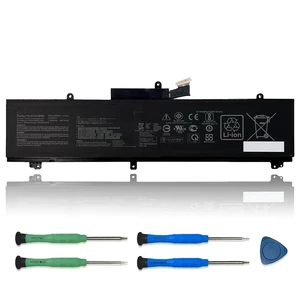 C41N1837 Laptop Battery 15.4V 76Wh 4940mAh Replacement for Asus ROG Zephyrus GA502DU GA502GU GU502DU GU502GU GU502GV GU532GU GU532GV GX502GV GX502GW GX532GV GX532GW Series 0B200-03380100 C41N1837 Laptop Battery 15.4V 76Wh 4940mAh Replacement for Asus ROG Zephyrus GA502DU GA502GU GU502DU GU502GU GU502GV GU532GU GU532GV GX502GV GX502GW GX532GV GX532GW Series 0B200-03380100