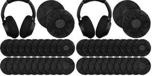 Disposable Headphone Ear Covers, Black, L-11 cm, 300 Pieces Disposable Headphone Ear Covers, Black, L-11 cm, 300 Pieces