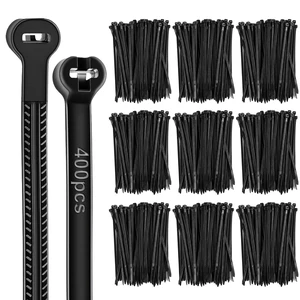 15 Inch 400 Pcs Black Zip Tie Cable Tie with Metal Tooth Self Locking Nylon Cable Zip Ties, 100 Lbs Tensile Strength, UV Resistant Wire Wraps Multi Purpose for Industrial Indoor Outdoor Use 15 Inch 400 Pcs Black Zip Tie Cable Tie with Metal Tooth Self Locking Nylon Cable Zip Ties, 100 Lbs Tensile Strength, UV Resistant Wire Wraps Multi Purpose for Industrial Indoor Outdoor Use