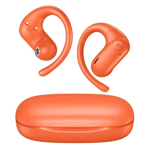 Open Ear Buds Wireless Earbuds 5.4 Bluetooth Headphones Deep Bass Sound,smart Touch Control,60Hrs Playtime Earphone with Earhooks for Running, Meeting, Workout-Orange Open Ear Buds Wireless Earbuds 5.4 Bluetooth Headphones Deep Bass Sound,smart Touch Control,60Hrs Playtime Earphone with Earhooks for Running, Meeting, Workout-Orange