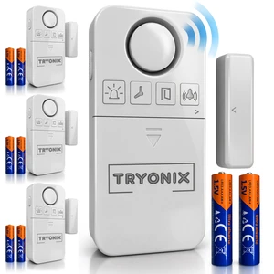 Door Alarms When Opened for Kids & Elderly 130 dB Loud Door & Window Alarm, 1.2 Wide Gap Sensor, Instant & Delay Alerts, 3 Volume Levels, AAA Batteries Included, Low Battery Alert, 4 Pack Door Alarms When Opened for Kids & Elderly 130 dB Loud Door & Window Alarm, 1.2 Wide Gap Sensor, Instant & Delay Alerts, 3 Volume Levels, AAA Batteries Included, Low Battery Alert, 4 Pack