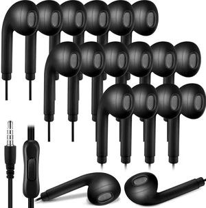 50 Pack Wired Ear Buds with Mic for Student, Simple, Black Ear Headphones Wired Earbuds Bulk, with 3.5mm Plug, for School Classroom Library Museum Travel Plane Tablet 50 Pack Wired Ear Buds with Mic for Student, Simple, Black Ear Headphones Wired Earbuds Bulk, with 3.5mm Plug, for School Classroom Library Museum Travel Plane Tablet