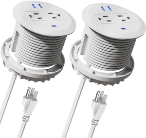 3-inch Desktop Power Grommet,2-Pack,PD20W USB-C,6.5-ft Cord,White Fast Charging,Easy Install,Fits 3-1/8-in Hole,Flush Mount Desk Outlet,Desk Organizer,Home Office Essentials,ETL Listed 3-inch Desktop Power Grommet,2-Pack,PD20W USB-C,6.5-ft Cord,White Fast Charging,Easy Install,Fits 3-1/8-in Hole,Flush Mount Desk Outlet,Desk Organizer,Home Office Essentials,ETL Listed