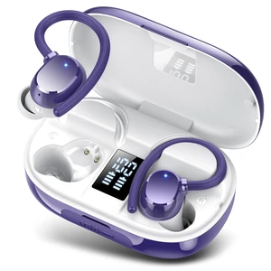 Wireless Bluetooth Earbuds Sport 128H Playtime Bluetooth 5.3 Headphones with LED Display Powerful Bass Over Ear Earphones with Earhooks IP7 Waterproof Wireless Bluetooth Earbuds Sport 128H Playtime Bluetooth 5.3 Headphones with LED Display Powerful Bass Over Ear Earphones with Earhooks IP7 Waterproof