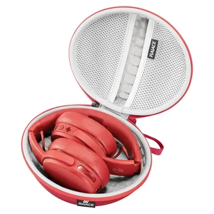 Hard Travel Carrying Case Compatible with Skullcandy Crusher Over-Ear Headphones. (Case Only, Not Include The Device) (Red) Hard Travel Carrying Case Compatible with Skullcandy Crusher Over-Ear Headphones. (Case Only, Not Include The Device) (Red)