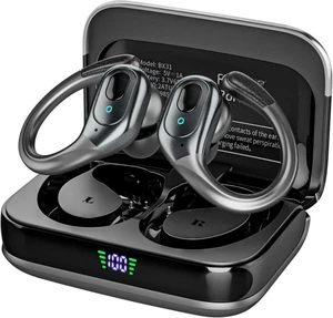 Wireless Earbuds Bluetooth 5.4 Headphones, Noise Canceling Ear Buds with 75hr Playtime, LED Power Display, IPX7 Waterproof Earphones Over Ear Earphones for Sports/Workouts Wireless Earbuds Bluetooth 5.4 Headphones, Noise Canceling Ear Buds with 75hr Playtime, LED Power Display, IPX7 Waterproof Earphones Over Ear Earphones for Sports/Workouts