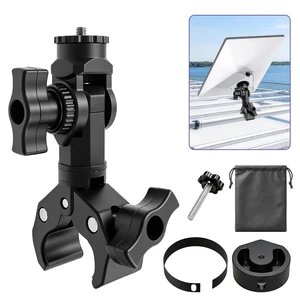 Starlink Mount for Starlink Mini, Single-Clamp Pole Mount Kit for RV Lightweight aluminum & reinforced nylon mount with universal 1/4"-20 threads for RV, camping & travel Starlink Mount for Starlink Mini, Single-Clamp Pole Mount Kit for RV Lightweight aluminum & reinforced nylon mount with universal 1/4"-20 threads for RV, camping & travel