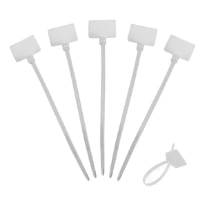 1000 Pcs Write on Tags Wire Zip Ties Cable Mark Tags Nylon Power Marking Label (1000pcs) 1000 Pcs Write on Tags Wire Zip Ties Cable Mark Tags Nylon Power Marking Label (1000pcs)