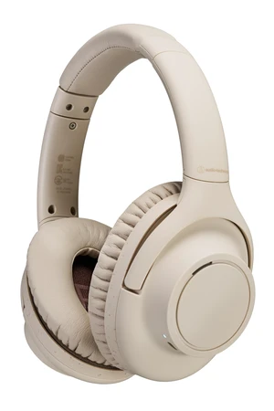 ATH-S300BTBG Wireless Headphones, Beige 90-hour battery with digital hybrid noise cancellation for travel, commuting and multitasking ATH-S300BTBG Wireless Headphones, Beige 90-hour battery with digital hybrid noise cancellation for travel, commuting and multitasking