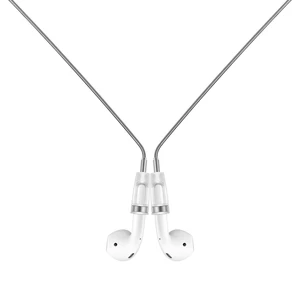 Anti-Lost Neck Strap for Airpods, Strong Magnetic Necklace Holder String, Sports Lanyard for Headphone Compatible with AirPods 1&2 /3rd /Pro/Pro 2 S Silver Anti-Lost Neck Strap for Airpods, Strong Magnetic Necklace Holder String, Sports Lanyard for Headphone Compatible with AirPods 1&2 /3rd /Pro/Pro 2 S Silver