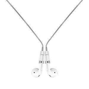 Anti-Lost Neck Strap for Airpods, Strong Magnetic Necklace Holder String, Sports Lanyard for Headphone Compatible with AirPods 1&2 /3rd /Pro/Pro 2 o Silver Anti-Lost Neck Strap for Airpods, Strong Magnetic Necklace Holder String, Sports Lanyard for Headphone Compatible with AirPods 1&2 /3rd /Pro/Pro 2 o Silver