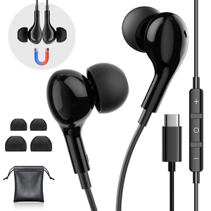USB C Headphones for iPhone 17 Air 16 Wired Earphones for Samsung Galaxy S24/S23/S22/S25/S26 Ultra for iPhone 15 Pro Wired Earbud with Mic Stereo Noise Cancelling Type C Earbuds for Pixel 9/Oneplus 12 USB C Headphones for iPhone 17 Air 16 Wired Earphones for Samsung Galaxy S24/S23/S22/S25/S26 Ultra for iPhone 15 Pro Wired Earbud with Mic Stereo Noise Cancelling Type C Earbuds for Pixel 9/Oneplus 12