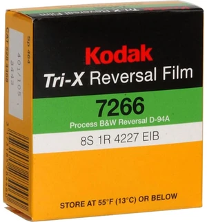 TXR-464 Tri-X Reversal Black & White, Silent Super 8 Movie Film, 50 Foot Cartridge, Film #7266, ISO 200 / 160, #502-9046, *USA* TXR-464 Tri-X Reversal Black & White, Silent Super 8 Movie Film, 50 Foot Cartridge, Film #7266, ISO 200 / 160, #502-9046, *USA*