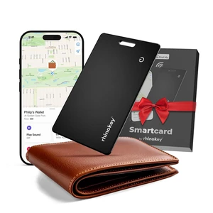 ® Apple MFi Certified Wallet Tracker Card Works with Apple Find My (iOS Only) Slim 0.07in Rechargeable IP68 Waterproof Tracker Item Finder Credit Card Tracker with Keychain Hole for Luggage ® Apple MFi Certified Wallet Tracker Card Works with Apple Find My (iOS Only) Slim 0.07in Rechargeable IP68 Waterproof Tracker Item Finder Credit Card Tracker with Keychain Hole for Luggage