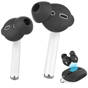 3 Pairs AirPods Ear Tips Silicone Earbuds Cover Added Storage Pouch, Noise Reduction, Anti Slip, Secure Fit, Comfortable Silicone Ear Tips Compatible with Apple AirPods 3 Pairs AirPods Ear Tips Silicone Earbuds Cover Added Storage Pouch, Noise Reduction, Anti Slip, Secure Fit, Comfortable Silicone Ear Tips Compatible with Apple AirPods