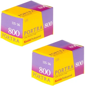Pack of 2 Kodak 145 1855 Professional Portra 800 Color Negative Film (ISO 800) 35mm 36 Exposures Pack of 2 Kodak 145 1855 Professional Portra 800 Color Negative Film (ISO 800) 35mm 36 Exposures