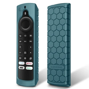 Silicone Case for Fire TV Alexa Voice Remote Enhanced, Dark Cyan Fire TV Stick 4K Max (2nd Gen)/Toshiba/Insignia/Pioneer/2-Series/4-Series/Omni Remote, Shockproof Cover, Anti Slip Silicone Case for Fire TV Alexa Voice Remote Enhanced, Dark Cyan Fire TV Stick 4K Max (2nd Gen)/Toshiba/Insignia/Pioneer/2-Series/4-Series/Omni Remote, Shockproof Cover, Anti Slip