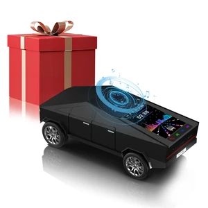 Cybertruck Bluetooth Speaker for Car Mini Wireless Speaker with LED Lights, FM Radio, USB/TF Card, TWS Stereo, for Dad Car Lover Gift from Daughter or Son Cybertruck Bluetooth Speaker for Car Mini Wireless Speaker with LED Lights, FM Radio, USB/TF Card, TWS Stereo, for Dad Car Lover Gift from Daughter or Son