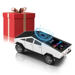 Cybertruck Bluetooth Speaker for Car Mini Wireless Speaker with LED Lights, FM Radio, USB/TF Card, TWS Stereo, for Dad Car Lover Gift from Daughter or Son Cybertruck Bluetooth Speaker for Car Mini Wireless Speaker with LED Lights, FM Radio, USB/TF Card, TWS Stereo, for Dad Car Lover Gift from Daughter or Son