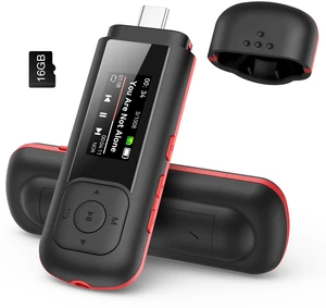 16GB USB C MP3 Player, A55S 2 in 1 Type-C & USB Stick Music Player Supports Replaceable AAA Battery, FM Radio, Recording 16GB USB C MP3 Player, A55S 2 in 1 Type-C & USB Stick Music Player Supports Replaceable AAA Battery, FM Radio, Recording