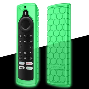 Silicone Case for Fire TV Alexa Voice Remote Enhanced, Green Glow Fire TV Stick 4K Max (2nd Gen)/Toshiba/Insignia/Pioneer/2-Series/4-Series/Omni Remote, Shockproof Cover, Anti Slip Silicone Case for Fire TV Alexa Voice Remote Enhanced, Green Glow Fire TV Stick 4K Max (2nd Gen)/Toshiba/Insignia/Pioneer/2-Series/4-Series/Omni Remote, Shockproof Cover, Anti Slip