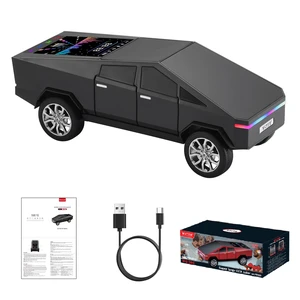 WS-580 Cyberpunk Truck Bluetooth Speaker with Display (Black) Cyberpunk Truck Design, Display Screen & LED Lights, TWS Stereo & FM Radio, USB/TF Playback, Built-In Mic WS-580 Cyberpunk Truck Bluetooth Speaker with Display (Black) Cyberpunk Truck Design, Display Screen & LED Lights, TWS Stereo & FM Radio, USB/TF Playback, Built-In Mic