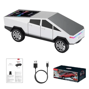 WS-580 Cyberpunk Truck Bluetooth Speaker with Display (Silver) Cyberpunk Truck Design, Display Screen & LED Lights, TWS Stereo & FM Radio, USB/TF Playback, Built-In Mic WS-580 Cyberpunk Truck Bluetooth Speaker with Display (Silver) Cyberpunk Truck Design, Display Screen & LED Lights, TWS Stereo & FM Radio, USB/TF Playback, Built-In Mic