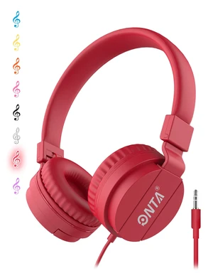 Kids Headphones for Boys Girls - Child Student Headset Wired Plug Toddler Earphones School Teen on Ear for Ipad Computer Smart Phone Fire Tablet Laptop Plane Travel Game (red) Kids Headphones for Boys Girls - Child Student Headset Wired Plug Toddler Earphones School Teen on Ear for Ipad Computer Smart Phone Fire Tablet Laptop Plane Travel Game (red)