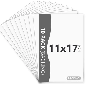 10 Pack White Backing Board, 11x17 Uncut Picture Frame Mat Boards Acid Free Matte Backerboards for Pictures, Photos, and Prints 10 Pack White Backing Board, 11x17 Uncut Picture Frame Mat Boards Acid Free Matte Backerboards for Pictures, Photos, and Prints