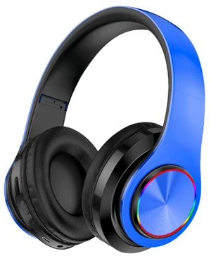Wireless Bluetooth Headphones-Colorful Light,Stereo Foldable,Bluetooth 5.0,10 m Range,Stereo Surround,Built-in Microphone,Comfortable affixed Ears Wireless Bluetooth Headphones-Colorful Light,Stereo Foldable,Bluetooth 5.0,10 m Range,Stereo Surround,Built-in Microphone,Comfortable affixed Ears