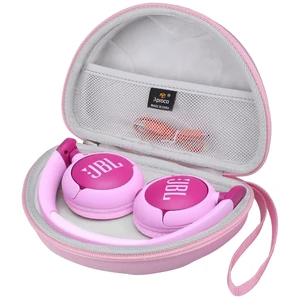 Case for JBL Junior 320 / Junior 320BT / JR 300BT Kids Headphones -Pink Carrying Case, Water-resistant & Shock-resistant, Soft Inner Lining Protects Headphones, Mesh Pocket Stores USB Cables Case for JBL Junior 320 / Junior 320BT / JR 300BT Kids Headphones -Pink Carrying Case, Water-resistant & Shock-resistant, Soft Inner Lining Protects Headphones, Mesh Pocket Stores USB Cables