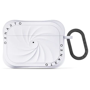 Vortuxe for AirPods Pro 3 Case, Liquid Silicone, White Velvety Soft Touch, 2X MIL-STD Drop Protection, Elevated Corner Design, Sleek Vortex Pattern, LED Visible, Carabiner Included Vortuxe for AirPods Pro 3 Case, Liquid Silicone, White Velvety Soft Touch, 2X MIL-STD Drop Protection, Elevated Corner Design, Sleek Vortex Pattern, LED Visible, Carabiner Included