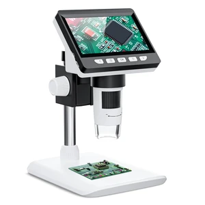 4.3" Digital Microscope for Adults, USB Coin Magnifier with 8 Adjustable Lights, 1000X Magnifying Glass, 1080P Resolution,Save Photos & Videos,Compatible with Windows/MacOS, White 4.3" Digital Microscope for Adults, USB Coin Magnifier with 8 Adjustable Lights, 1000X Magnifying Glass, 1080P Resolution,Save Photos & Videos,Compatible with Windows/MacOS, White