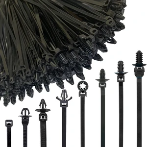 240Pcs Push Mount Cable Zip Tie, Nylon Self Locking Cable Strap, 8 Most Popular Sizes, Heavy Duty Self-Locking UV Resistant Wire Ties - For Indoor, Construction, Electronic and Auto 240Pcs Push Mount Cable Zip Tie, Nylon Self Locking Cable Strap, 8 Most Popular Sizes, Heavy Duty Self-Locking UV Resistant Wire Ties - For Indoor, Construction, Electronic and Auto