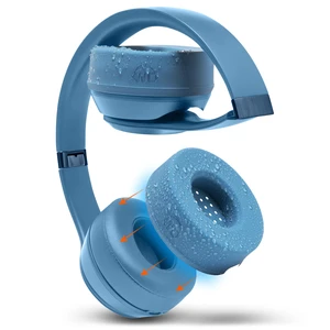 SweatZ Beats Solo - Patented Sweat Covers for Beats Solo 4, 3 & 2 Made by Wicked Cushions Made with Premium Silicone, Sweatproof, Washable & Preserves Comfort Blue Slate SweatZ Beats Solo - Patented Sweat Covers for Beats Solo 4, 3 & 2 Made by Wicked Cushions Made with Premium Silicone, Sweatproof, Washable & Preserves Comfort Blue Slate