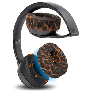 SweatZ Beats Solo - Patented Sweat Covers for Beats Solo 4, 3 & 2 Made by Wicked Cushions Made with Premium Silicone, Sweatproof, Washable & Preserves Comfort Leopard SweatZ Beats Solo - Patented Sweat Covers for Beats Solo 4, 3 & 2 Made by Wicked Cushions Made with Premium Silicone, Sweatproof, Washable & Preserves Comfort Leopard