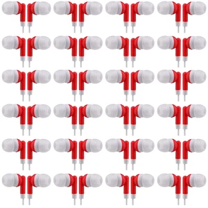 Wholesale Bulk Eearbuds Headphones 100 Pack for Kids,Classroom,Labs,Students and Adults (Red) Wholesale Bulk Eearbuds Headphones 100 Pack for Kids,Classroom,Labs,Students and Adults (Red)